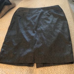 Dark grey pencil skirt
